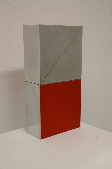 Arno Kortschot, ‘Dyptich Red with Verticals’, 2017, William Campbell Contemporary Art, Inc.