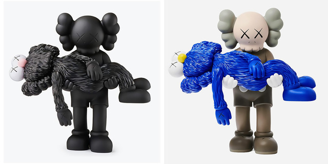 KAWS, ‘KAWS GONE set of 2 (KAWS Companion)’, 2019, Sculpture, Painted vinyl cast resin, Lot 180