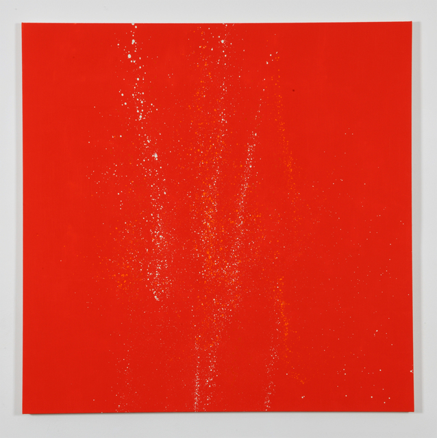 Marcia Hafif, ‘Splash Painting: Cadmium Red Light (NY)’, 2010, Galerie Hubert Winter