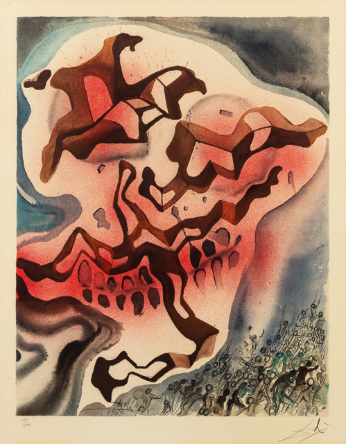 Salvador Dalí, ‘Though I walk through the valley from The Aliyah Suite’, 1968, Print, Lithograph, Hindman