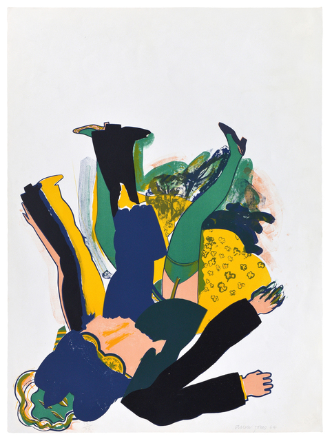 Allen Jones, ‘Concerning Marriages: Plate G’, 1964, Print, Lithograph, Sims Reed Gallery