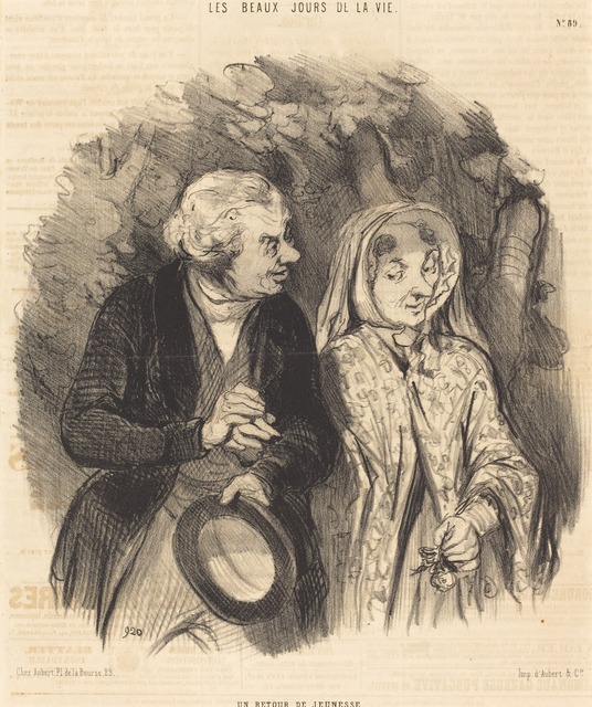 Honoré Daumier, ‘Un Retour de jeunesse’, 1846, National Gallery of Art, Washington, D.C.
