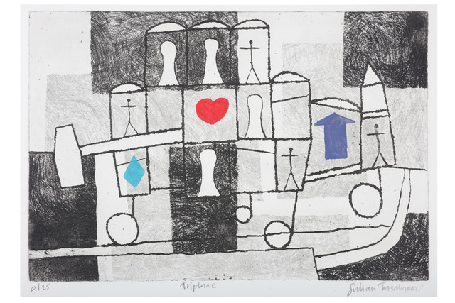 Julian Trevelyan, ‘Triplane’, Print, Etching and aquatint, Chiswick Auctions
