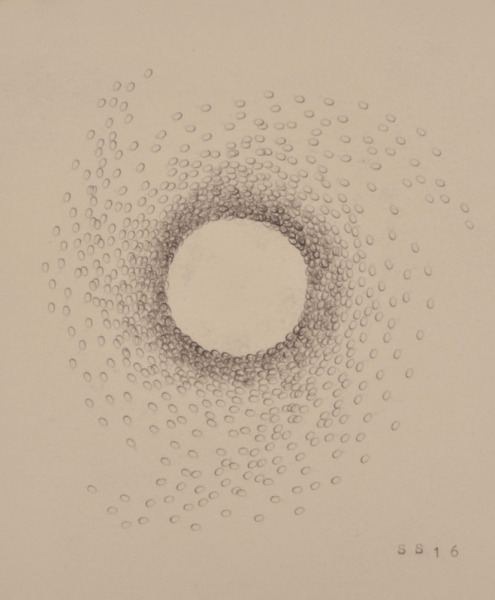 Stephanie Strange, ‘Beard IV’, 2018, Drawing, Collage or other Work on Paper, Typewriter on paper, Wally Workman Gallery