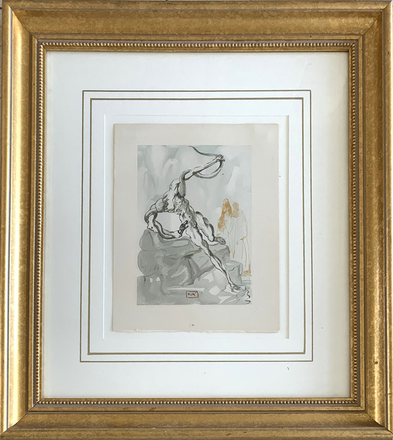 Salvador Dalí, ‘Divine Comedy - Inferno 24 - Robbers’, 1951-64, Print, Woodblock, Vanessa Villegas Art Advisory
