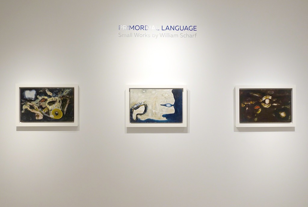 Installation view - Primordial Language: Small Works by William Scharf Installation view - Primordial Language: Small Works by William Scharf