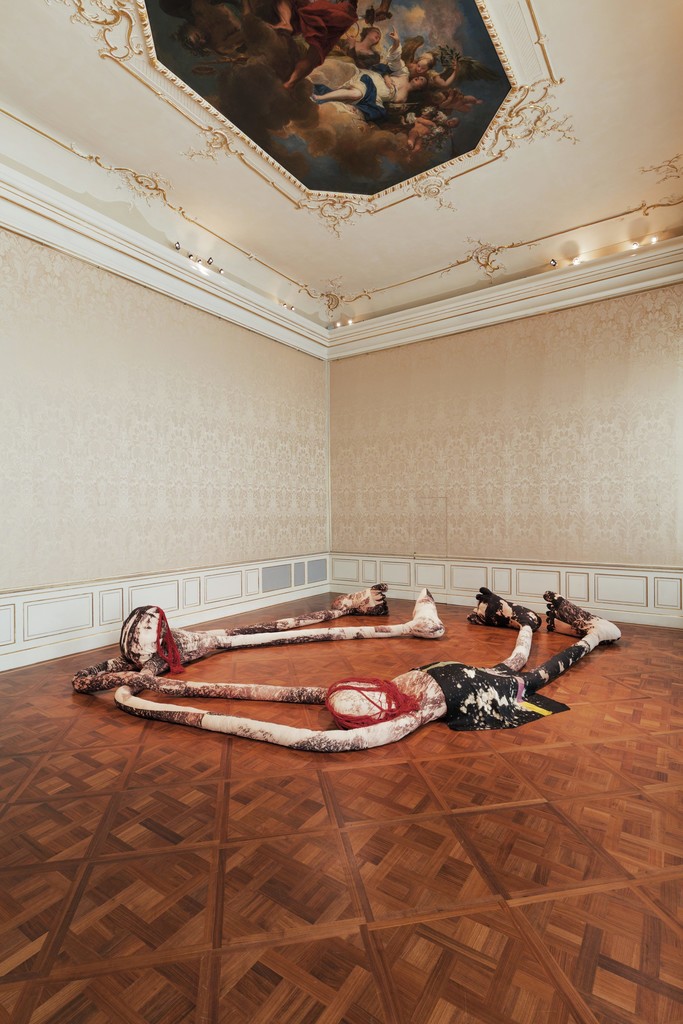 Installation View “Sterling Ruby”, 2016, Winterpalais
© Belvedere, Vienna Installation View “Sterling Ruby”, 2016, Winterpalais
© Belvedere, Vienna