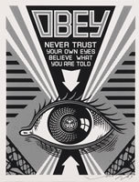 Shepard Fairey, ‘OBEY (Never Trust Your Own Eyes)’, 2009, Contemporary Art and Editions