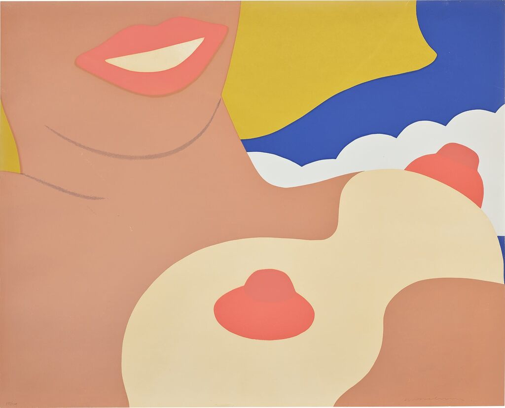 Tom Wesselman - Nude, from 11 Pop Artists, Volume II (W.P.I. P652)