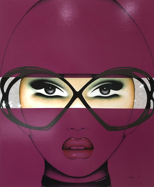 Anja Van Herle, ‘For Your Eyes Only - Original Painting on Panel’, 2019, JoAnne Artman Gallery