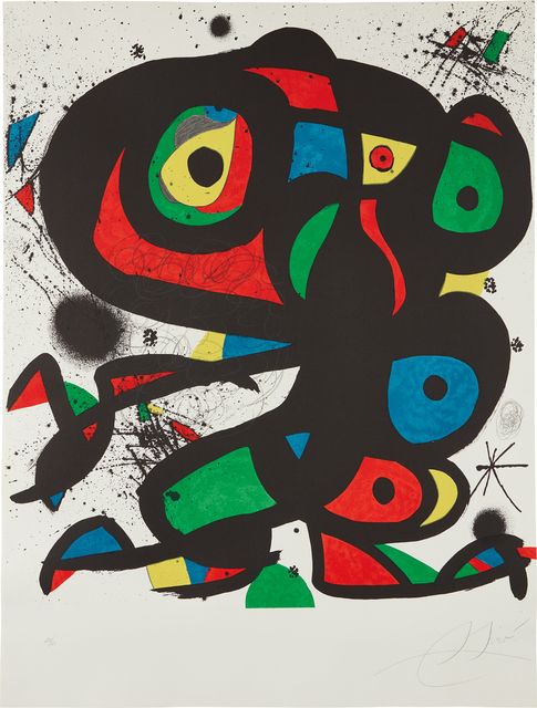 Joan Miró, ‘Colpir sense Nafrar 2’, 1981, Phillips