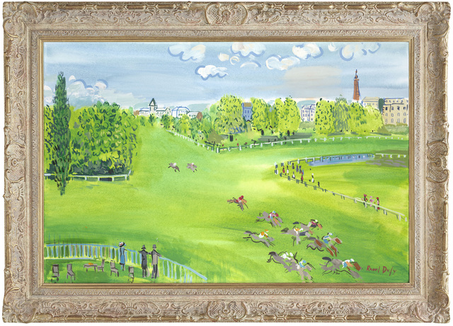 John Myatt, ‘The Racecourse At Longchamps’, 2011, Print, Hand finished atelier, Castle Fine Art