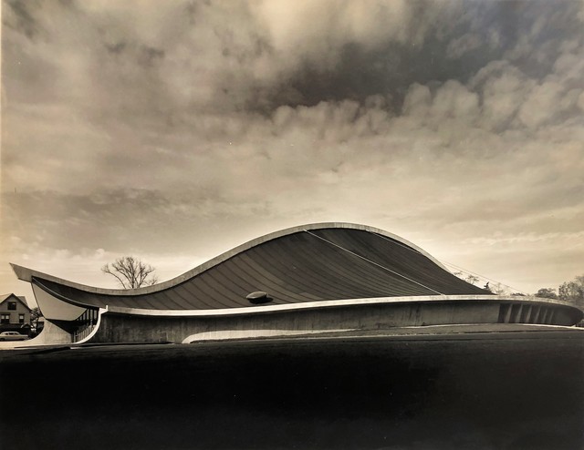 Pedro E. Guerrero, ‘Yale Skating Rink, Exterior, New Haven, CT (Eero Saarinen, Architect)’, 1958, Edward Cella Art and Architecture
