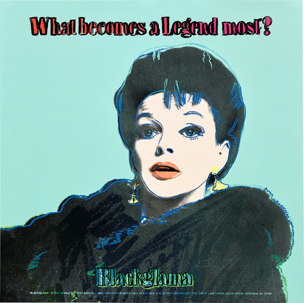 Andy Warhol - Blackglama (Judy Garland), from Ads (F. & S. 351)