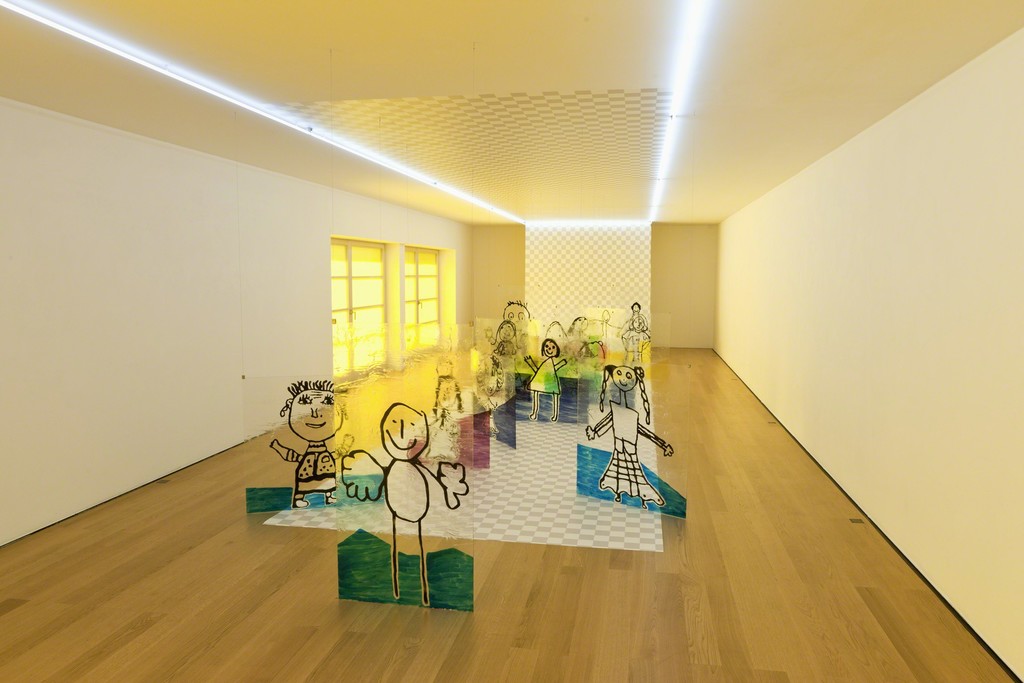 Installation view Flaka Haliti at Galerie Rüdiger Schöttle, 2016.
Photo: Wilfried Petzi. Installation view Flaka Haliti at Galerie Rüdiger Schöttle, 2016.
Photo: Wilfried Petzi.