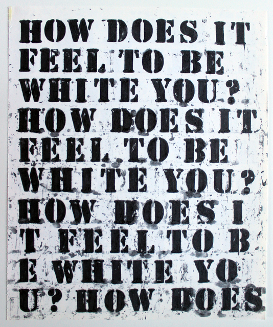 Glenn Ligon, ‘Untitled’, 1991, Ephemera or Merchandise, Offset lithograph on paper, EHC Fine Art Gallery Auction