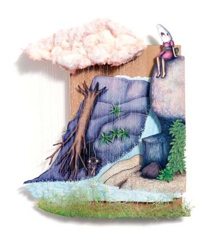 Casey Riordan Millard, ‘Shark Girl with Pink Cloud ’, Marta Hewett Gallery