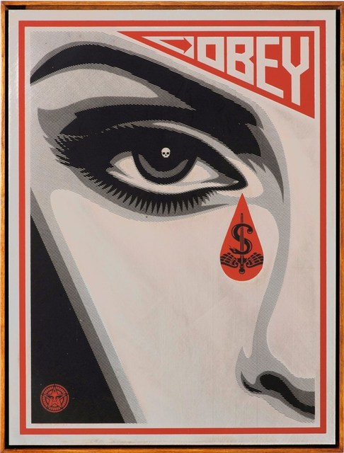 Shepard Fairey (OBEY), ‘Eye Alert (left)’, 2010, Galerie Ernst Hilger