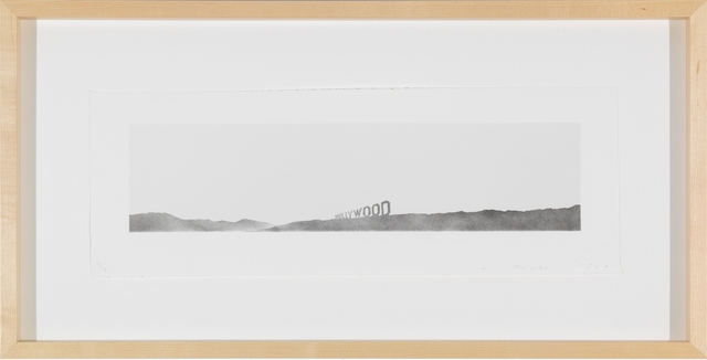 Ed Ruscha, ‘Hollywood’, 1969, Print, Lithograph, Gagosian