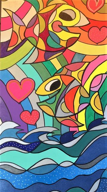 Jack Ottanio, ‘Love to fly’, 2021, Painting, Acrylic on canvas, SmART Coast Gallery