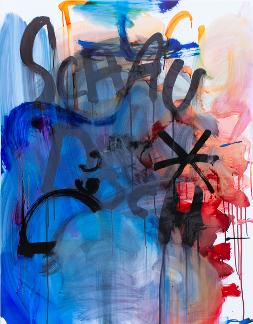 Thierry Furger, ‘SCHRIFTENMALER 04’, 2020, Painting, Ink and acid on white aluminium, KOLLY GALLERY