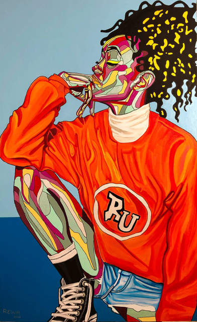 REWA, ‘Inugo (Have you heard?)’, 2020, Painting, Acrylic and ink on canvas, Out of Africa Gallery