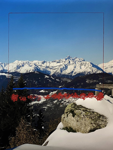 Alice Quaresma, ‘Mesmerized’, 2020, Photography, Acrylic paint and oil pastel over photographic print, PABLO´S BIRTHDAY