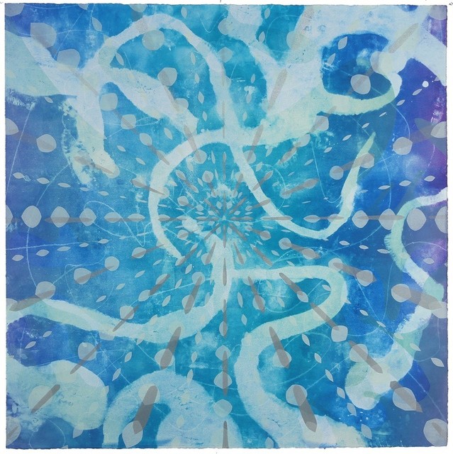 Katherine Warinner, ‘Radial Geometry #9’, 2018, Print, Monotype, JAYJAY