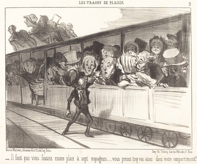 Honoré Daumier, ‘Il faut que vous fassiez encore place...’, 1852, National Gallery of Art, Washington, D.C.
