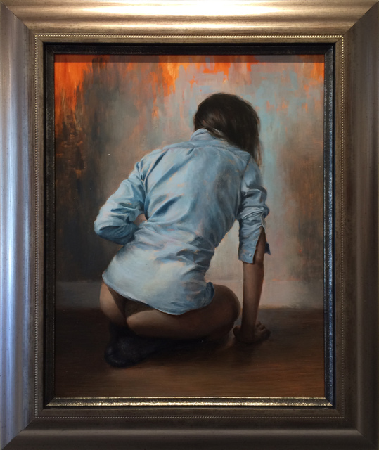 Rae Perry, ‘The Bluebird’, 2017, Painting, Oil on Panel, ARCADIA CONTEMPORARY