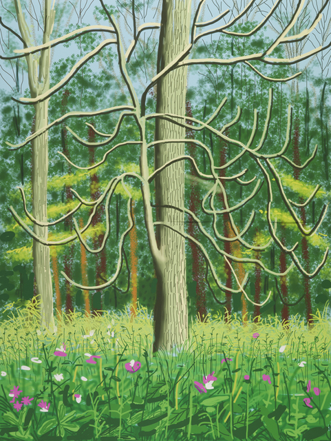 David Hockney, ‘The Arrival of Spring in Woldgate, East Yorkshire in 2011’, 2011, DELAHUNTY