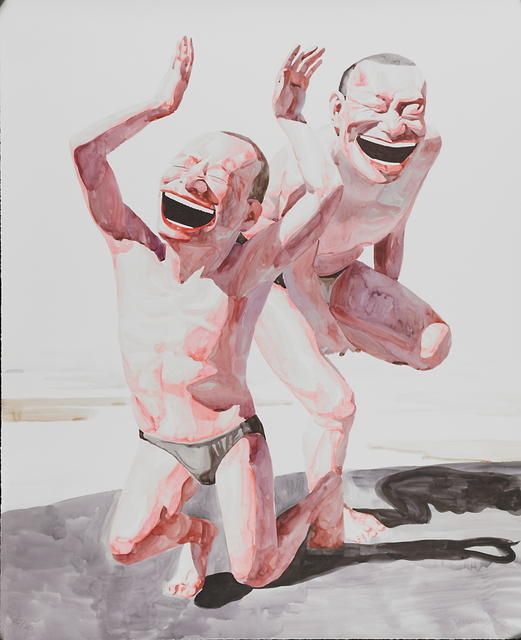 Yue Minjun, ‘Untitled (Smile-ism No. 20)’, 2006, Print, Lithograph in colors, Rago/Wright