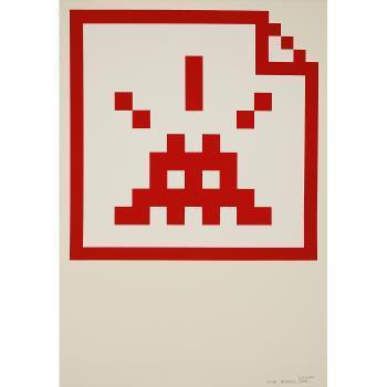Invader - Space file (Red)