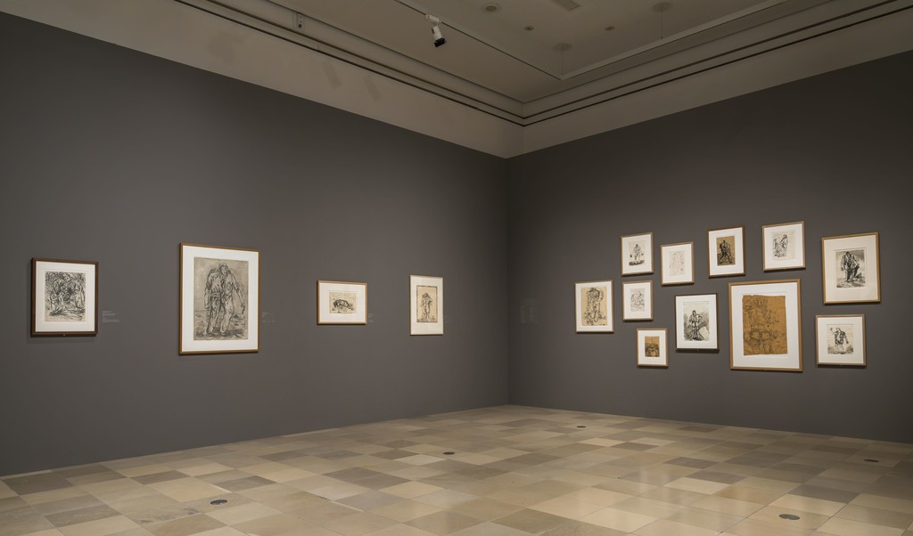 Exhibition view "Georg Baselitz. The Heroes" Photo: Städel Museum (2016) Exhibition view "Georg Baselitz. The Heroes" Photo: Städel Museum (2016)