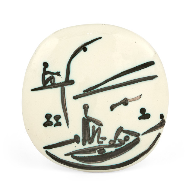 Pablo Picasso, ‘SCÈNE DE PLAGE (A.R. 389)’, 1956, Doyle