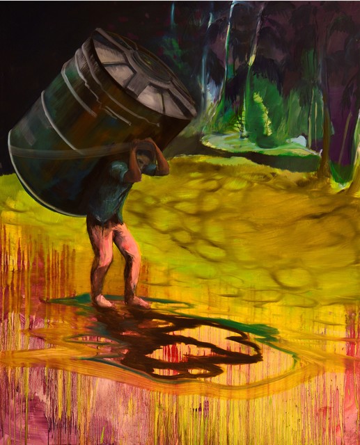Romain Bernini, ‘Porteur II’, 2008, Painting, Oil on canvas, Galerie Françoise Besson