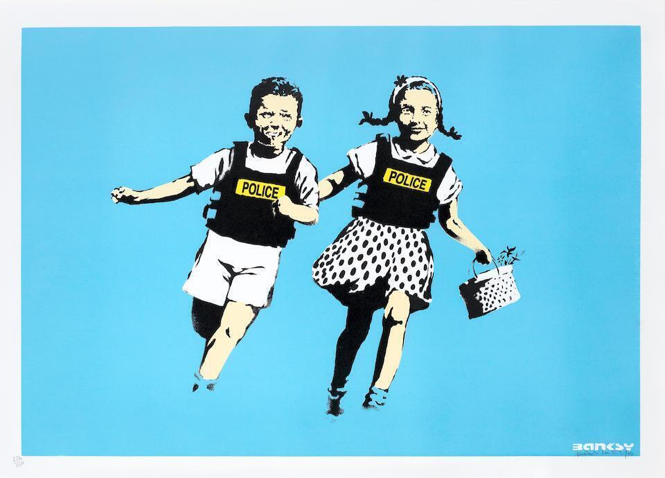Banksy - Jack & Jill (Police Kids)