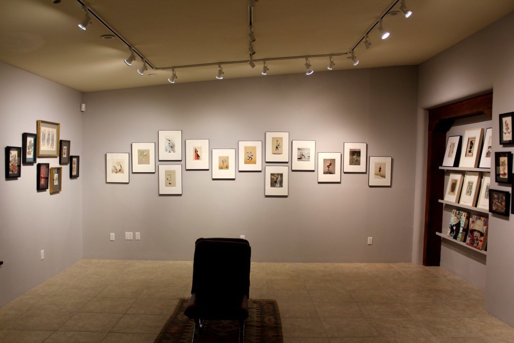 Installation shot for EXQUISITE CORPSE: The Surrealist Tendency in Collage Installation shot for EXQUISITE CORPSE: The Surrealist Tendency in Collage