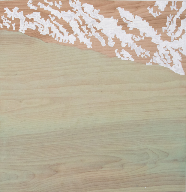Eden Keil, ‘Woodgrain 5’, 2017, Painting, Acrylic and graphite on wood panel, Michael Warren Contemporary