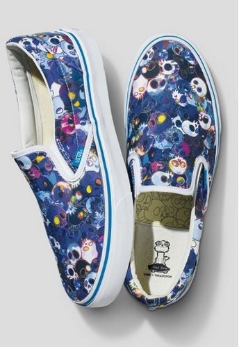 Takashi Murakami, ‘TAKASHI MURAKAMI x VAULT BY VANS (Blue Skull)’, 2015, Fashion Design and Wearable Art, Canvas cotton, Curator Style