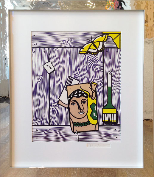 Roy Lichtenstein, ‘Leger head with paintbrush’, 1977, Galerie Kellermann