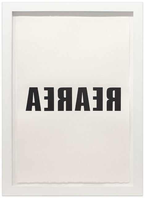 Kay Rosen, ‘Rear Area’, 2015, Krakow Witkin Gallery