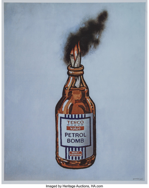 Banksy, ‘Tesco Value Petrol Bomb, poster’, 2011, Heritage Auctions