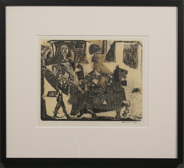 Pablo Picasso, ‘DEPARTURE (LE DEPART) 2’, 1956, Reproduction, Lithograph, White Cross