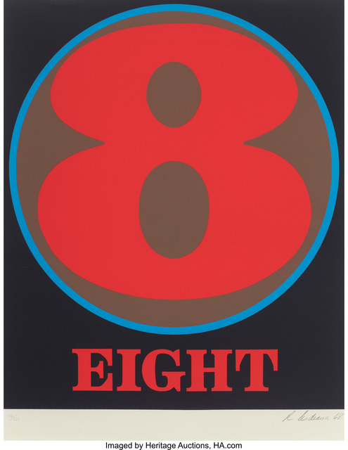 Robert Indiana, ‘Eight’, 1968, Print, Serigraph in colors, Heritage Auctions