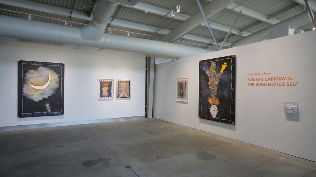 Squeak Carnwath: The Unmediated Self, installation view, di Rosa collection, Napa. Photo: Wilfred J. Jones Squeak Carnwath: The Unmediated Self, installation view, di Rosa collection, Napa. Photo: Wilfred J. Jones