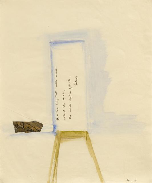 Nancy Spero, ‘Untitled (Artaud-Series)’, 1969, Mixed Media, Gouache on vellum, collaged, Van Ham