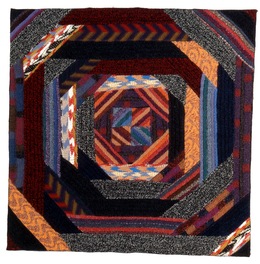 Ottavio Missoni, ‘Arazzo (26)’, 1981, Design/Decorative Art, Wool fabric patchwork on wooden panel, GASCONADE