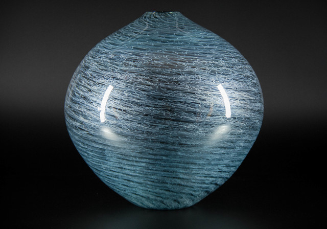 Joshua Wojick, ‘Turquoise Umbra II’, 2018, Design/Decorative Art, Blown Glass, Silver, METHOD & CONCEPT