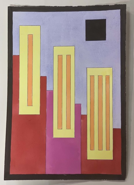 Thilo Maatsch, ‘Untitled’, 1980, Drawing, Collage or other Work on Paper, Gouache/Aquarell on Papier, iMuseum Vegas
